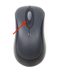 Photo of computer mouse